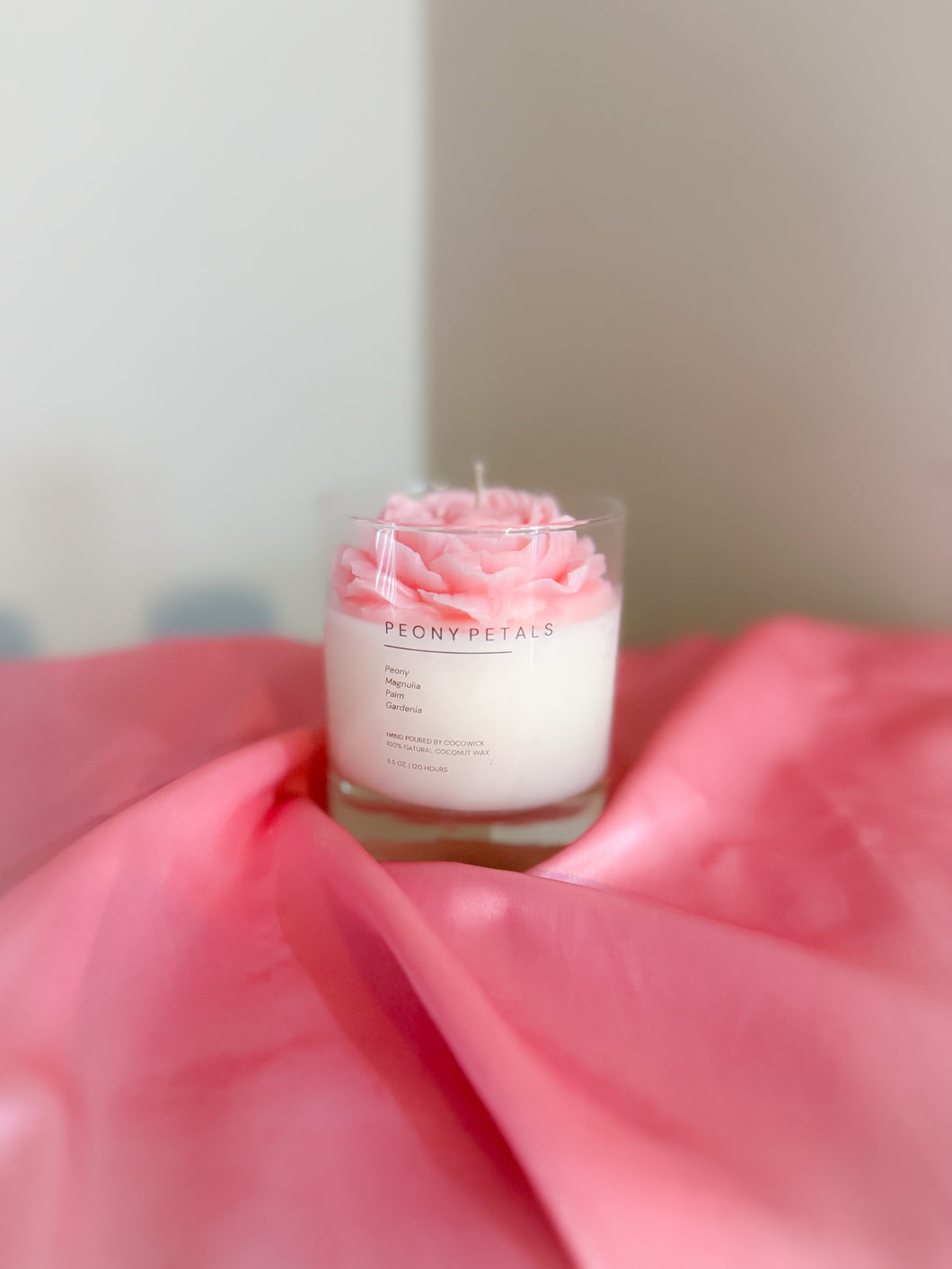 *Peony Petals | 8.5 oz. Glass Candle